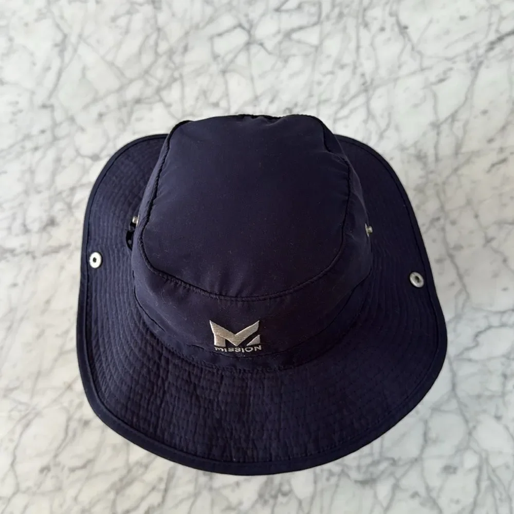 Mission Cooling Bucket Hat UPF 50, Navy OS